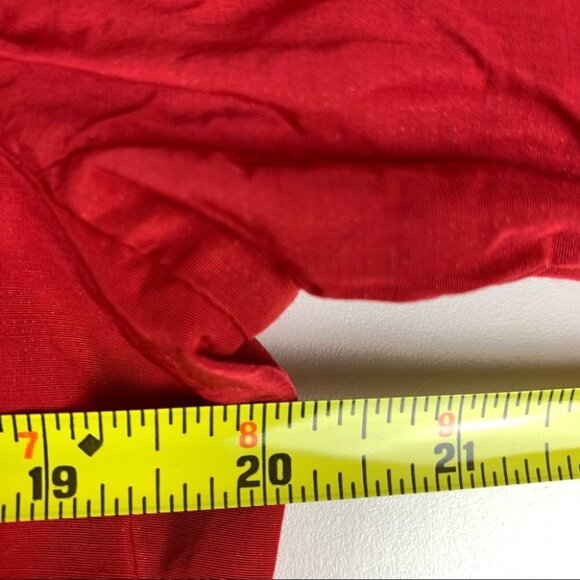 Riani Red Spring Coat with Ruffled Collar - Picture 7 of 14